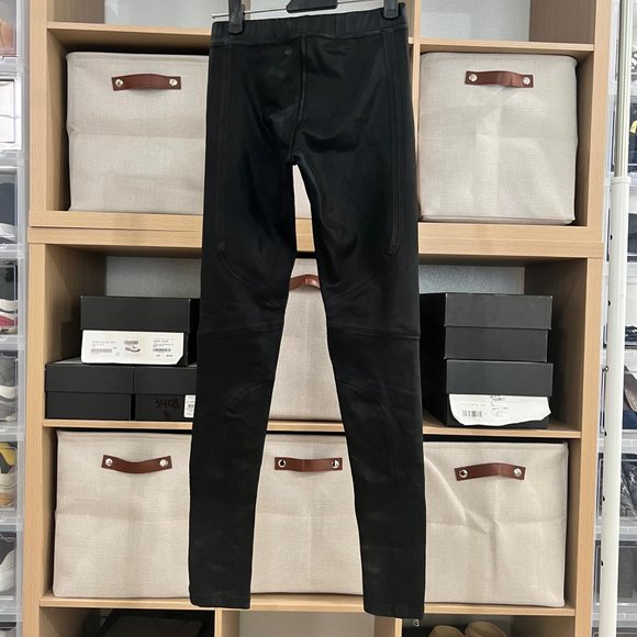 David Lerner Black Waxed Legging - Picture 3 of 3